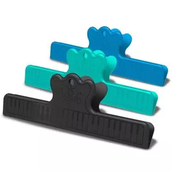 Зажим для сумки, 3 цвета, пряжки для офисных файлов, держатель для бумаги, гитара, фиксированные зажимы, скрипка, пианино