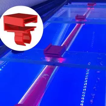 Зажим для светодиодной лампы, фиксированная лампа, зажим для трубки, фитинг T4/t8/t5, освещение, аксессуары для аквариума ZY-T36-LED light buckle