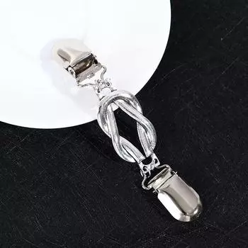 Зажим для свитера, кардигана, зажим для рта, булавка для свитера, брошь, декор для одежды, ювелирные изделия серебряный