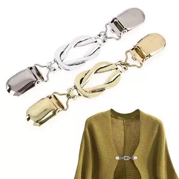 Зажим для свитера, кардигана, зажим для рта, булавка для свитера, брошь, декор для одежды, ювелирные изделия серебряный