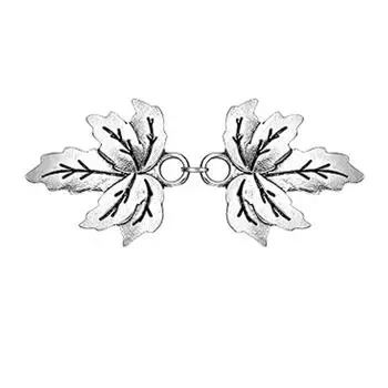 Зажим для свитера в стиле ретро, подчеркивающий чувство стиля эластичной цепочкой, стильный зажим для шали, подходящий для различных нарядов L