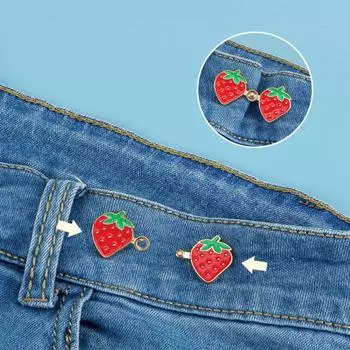 Зажим для талии брюк Yousheng, съемные металлические пряжки, не требующие шитья, регулируемый пояс, затягивающийся на пуговицах, для свободных джинсов, юбки, платья A