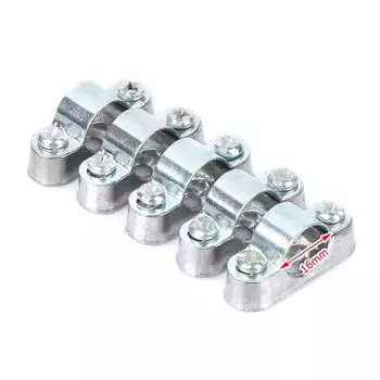 Зажим для труб с винтом, 5 шт., крепящийся к стене в ярдах от стены карты 16mm