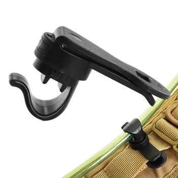 Зажим для трубки велосипеда Зажимы для рюкзака Зажим для трубки для питья Зажим для шланга для питья Магнитный зажим для шланга для мочевого пузыря с сильным магнитным зажимом чёрный