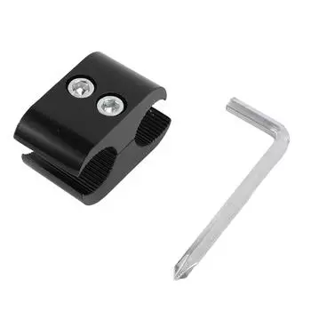 Зажим для трубы инвалидной коляски, многоцелевой, прочный, из сплава, подставка для зонта инвалидной коляски, зажим для аксессуаров подставки для ног