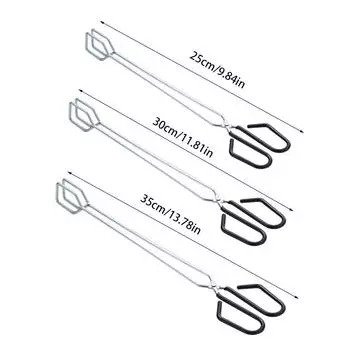 Зажим для угля Инструмент для зажима для еды Зажим для угля для барбекю Зажим для жарки еды Аксессуары для духовки для барбекю Зажим для утюга