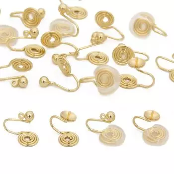 Зажим для ушной кости, катушка от комаров, силиконовая форма, медь, 2 шт./пакет 8x14mm*2pcs