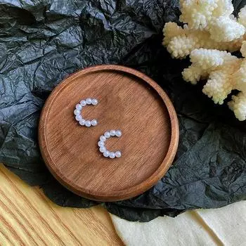 Зажим для ушной косточки, коллекция сережек-клипс без пирсинга ушей, летний стиль