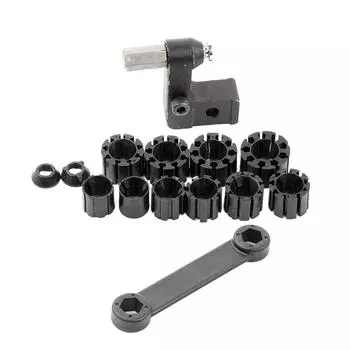 Зажим для установки кольца с бриллиантами для ремонта ювелирных изделий 10x7x1cm чёрный