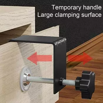 Зажим для установки ящика, стабильный зажим, ручка в форме цветка сливы, универсальный зажим для деревообрабатывающей доски, экономящий время для дома