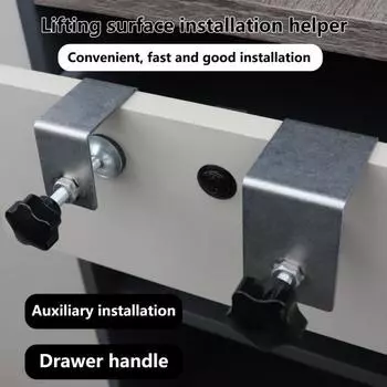 Зажим для установки шкафа Стабильный монтажный зажим для выдвижного ящика Домашняя деревообработка A