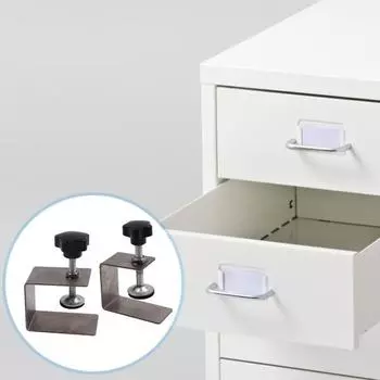 Зажим для установки в шкафу Стабильный монтажный зажим для выдвижного ящика для домашней деревообработки A