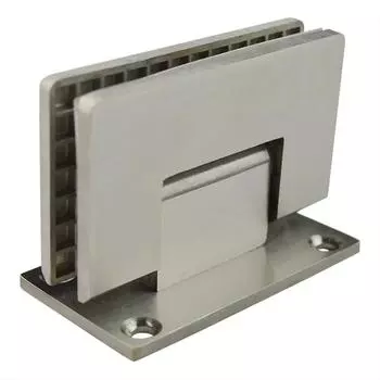 Зажим для ванной из нержавеющей стали, петля для стеклянной двери душевой комнаты, безрамный зажим для стеклянной двери, петля для стекла 90 градусов, плоские крепления для ванны серебряный