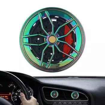 Зажим для вентиляционного отверстия автомобиля Ароматические зажимы для вентиляционных отверстий Вращающийся освежитель воздуха для автомобиля Дизайн колеса Ароматизатор для автомобиля Вентиляционный зажим для автомобильной розетки Ароматерапия