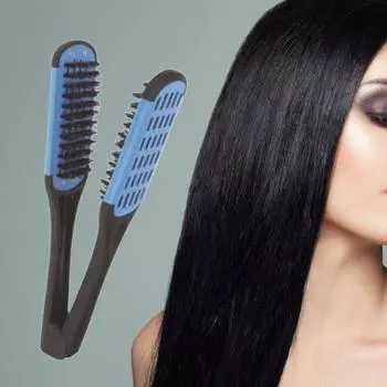 Зажим для волос, антистатический парикмахерский инструмент, 4 цвета, практичный женский выпрямитель для волос для дома красный