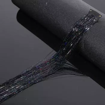 Зажим для волос, мишура, блестящая мишура, накладные волосы, блестящая мишура для женщин и девочек, аксессуары для волос розовый