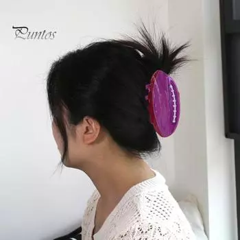 Зажим для волос в стиле регби, нескользящий, сильная фиксация, для женщин и девочек, длинные, густые, тонкие, вьющиеся волосы, аксессуары для волос, подарки для любителей спорта C