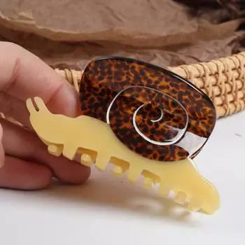 Зажим для волос Yousheng, зажим для волос Sun Moon Angel Snail, нескользящий, сильная фиксация, для женщин и девочек, длинные, густые, тонкие, вьющиеся волосы, эстетические аксессуары для волос snails