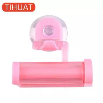 Зажим для выдавливания зубной пасты из тюбика розовый