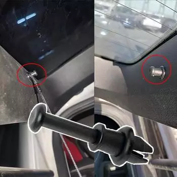 Зажим для задней полки для Seat Toledo 1999 2000 2001 2002 2003 2004 2005 2006 2007 2008 2009 2013 2014 2015 2016 2017 2018 2019 Skoda Fabia Vw Polo 1X