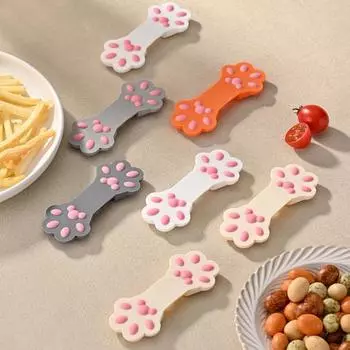 Зажим для защиты от ожогов «кошачья лапка», термостойкие кулинарные рукавицы, маслостойкая прихватка, зажим для запечатывания пищевых пакетов бежевый