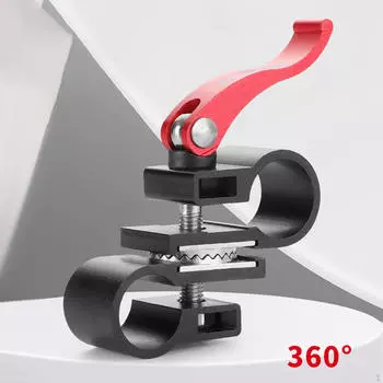 Зажим для зонта на палубе, фиксированные зажимные кронштейны для наружного использования, кронштейн для рыбалки 19mm 22mm black