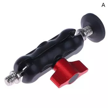 Зажим из алюминиевого сплава с двойной шаровой головкой Magic Arm Clamp 1/4 3/8 отверстие для телефона видео крепление камеры монитора светодиодная подсветка микрофона A