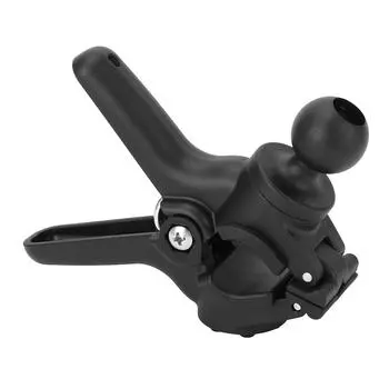 Зажим на руле, основание крепления стержня из алюминиевого сплава с шариком 1 дюйм, противоскользящие пружинные зажимы, крепление на рейку