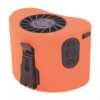 Зажим на талии вентилятор шеи 12000 об/мин сверхпрочный 15 Вт электрический перезаряжаемый пояс для оранжевый