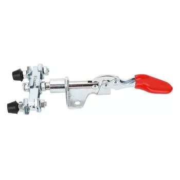 Зажим Push Pull Action Clamp с двойной головкой, регулируемый, быстросъемный, для деревообработки, удерживающая способность 45 кг