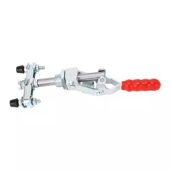 Зажим Push Pull с двойной головкой, ход 65,5 мм, усилие зажима 318 кг, быстросъемный шарнирный зажим