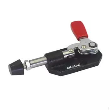 Зажим Push Pull Toggle Clamp гравировальное приспособление практичный углеродистая сталь нескользящий многоцелевой быстросъемный GH 302 CL