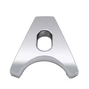 Зажим распределителя из хромированной стали с винтом SBC BBC Замена для CHEVY DISTRIBUTORS V8 серебряный