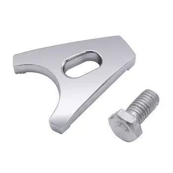 Зажим распределителя из хромированной стали с винтом SBC BBC Замена для CHEVY DISTRIBUTORS V8 серебряный