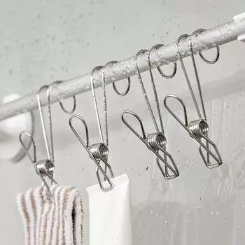 Зажим с крючком из нержавеющей стали, зажим для домашнего нижнего белья, носков, зажим для одеяла и ветра A