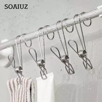 Зажим с крючком из нержавеющей стали, зажим для домашнего нижнего белья, носков, зажим для одеяла и ветра A