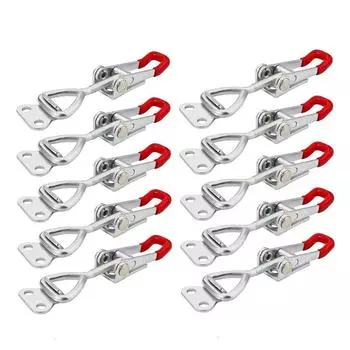 Зажим с тумблерной защелкой, 10 шт., 4001, 100 кг, 220 фунтов, удерживающая способность горизонтального типа для ручного инструмента для сварки, крепления и ремонта MYY 10pcs