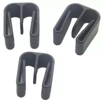 Зажим с углублением для удержания узла. Стильный трюк, чтобы сделать узел галстука трехмерным [Cufflinks Mania] чёрный