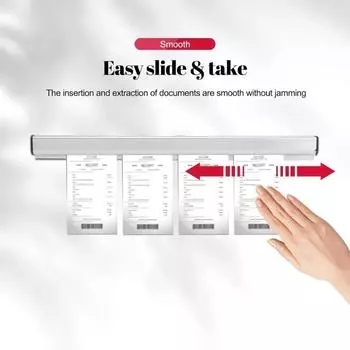 Зажим Список неперфорированных зажимов для меню кухни Зажимы для билетов Курьерские зажимы Настенные вставные заказы 60cm