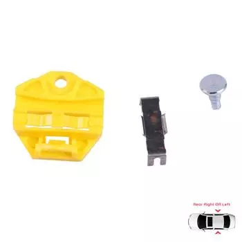 Автозапчасти ESC EWR55 Зажим стеклоподъемника задний левый или правый для Mercedes W 210 W202,W203 Opel Astra G Saab 9 3 Быстрая доставка