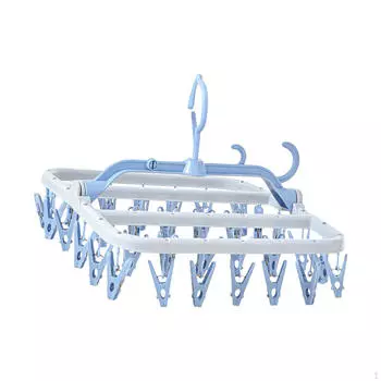 Зажим, вращающаяся на 360° вешалка для сушки одежды, полотенец, бытовая вешалка для носков, шарфа