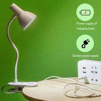 Зажимная светодиодная лампа, яркость, мерцание, высокая энергосбережение, свободный дизайн гибкого шланга, широкий угол освещения 3000–6000 К зелёный