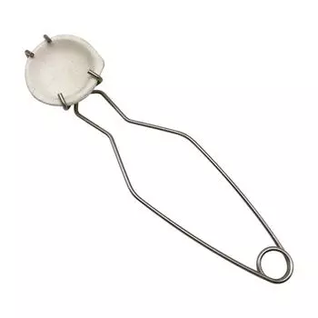 Зажимные клещи для платиновой чаши. Плоскогубцы для плавки золота. Печь для плавки золота. Зажимы для ювелирных изделий из золота и серебра. Crucible fixture