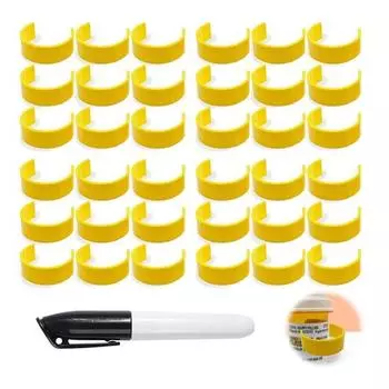 Зажимы для этикеток на флаконах с лекарствами, многоразовые зажимы для флаконов с таблетками, набор зажимов для бутылок, для удобного хранения лекарств 1pc