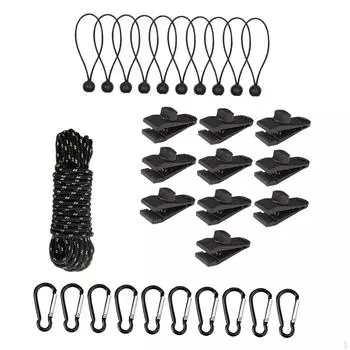 Зажимы для брезента тента, пряжка, карабин, сверхмощные зажимы для палатки для кемпинга для брезента style B