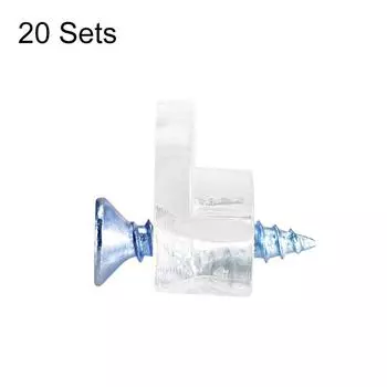 Зажимы для дверцы шкафа Зажимы для стеклянных фиксаторов Держатель зеркал