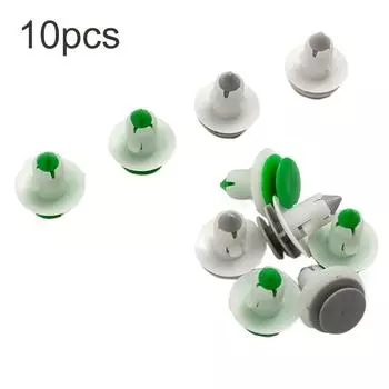 Зажимы для дверной панели, зеленые+серые, пластиковые, практичные в использовании