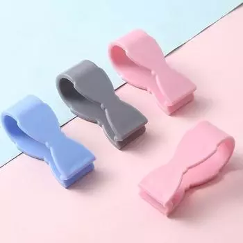 Зажимы для фиксации одеял, дизайн с перевернутым зубом, многоразовые эластичные зажимы для кухонных полотенец серый