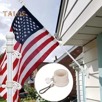 зажимы для флагштока, вращающиеся на 360 градусов кольца для флагштока, ветроустойчивая пряжка для флагштока, не спутывающиеся, поворотные, устойчивые к атмосферным воздействиям пряжки для флагштока для 2X3 L