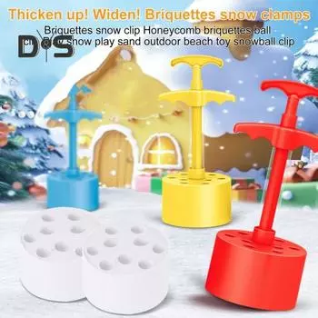 Зажимы для изготовления снежков, детские зажимы для изготовления снежков, игрушки для зимних игр на открытом воздухе, пластиковые инструменты для песка на пляже зелёный